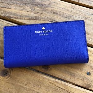 Kate Spade Mikas pond wallet baja blue